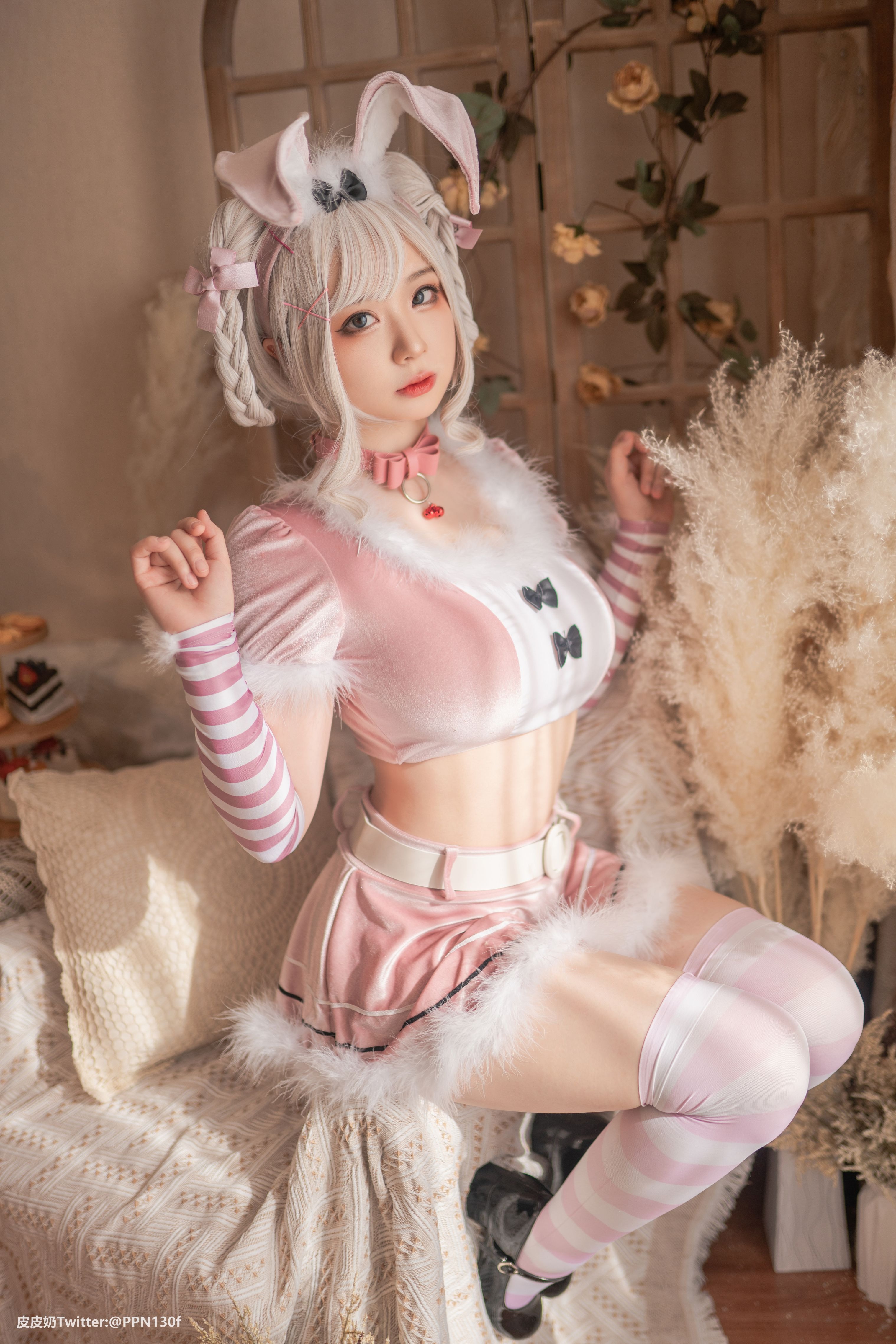 皮皮奶可可爱了啦 - Vol.27 粉色兔兔 - 写真摄影作品第55张照片，4c7cba3d4f1891ef0d719