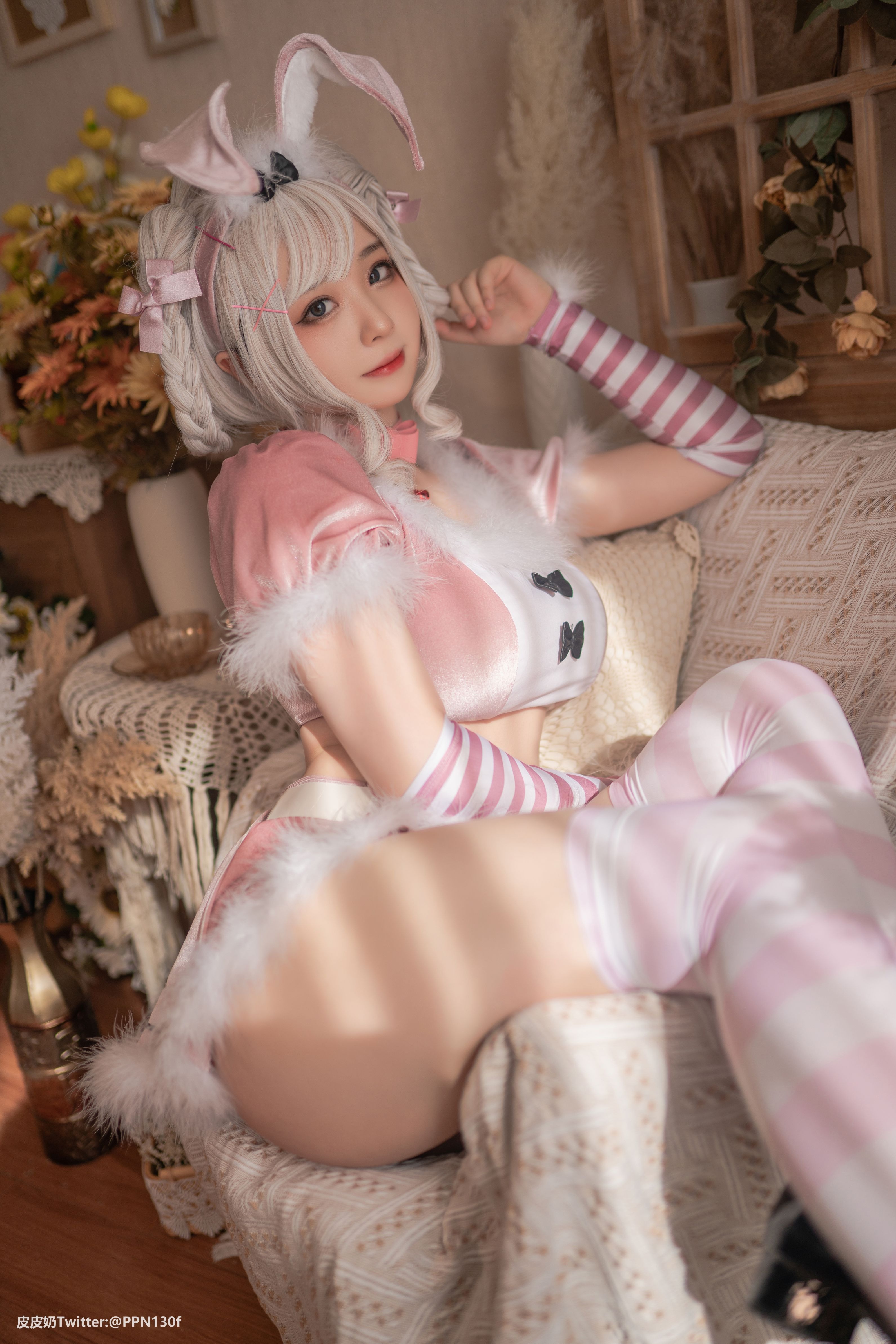 皮皮奶可可爱了啦 - Vol.27 粉色兔兔 - 写真摄影作品第49张照片，654743ced047fbb680c20