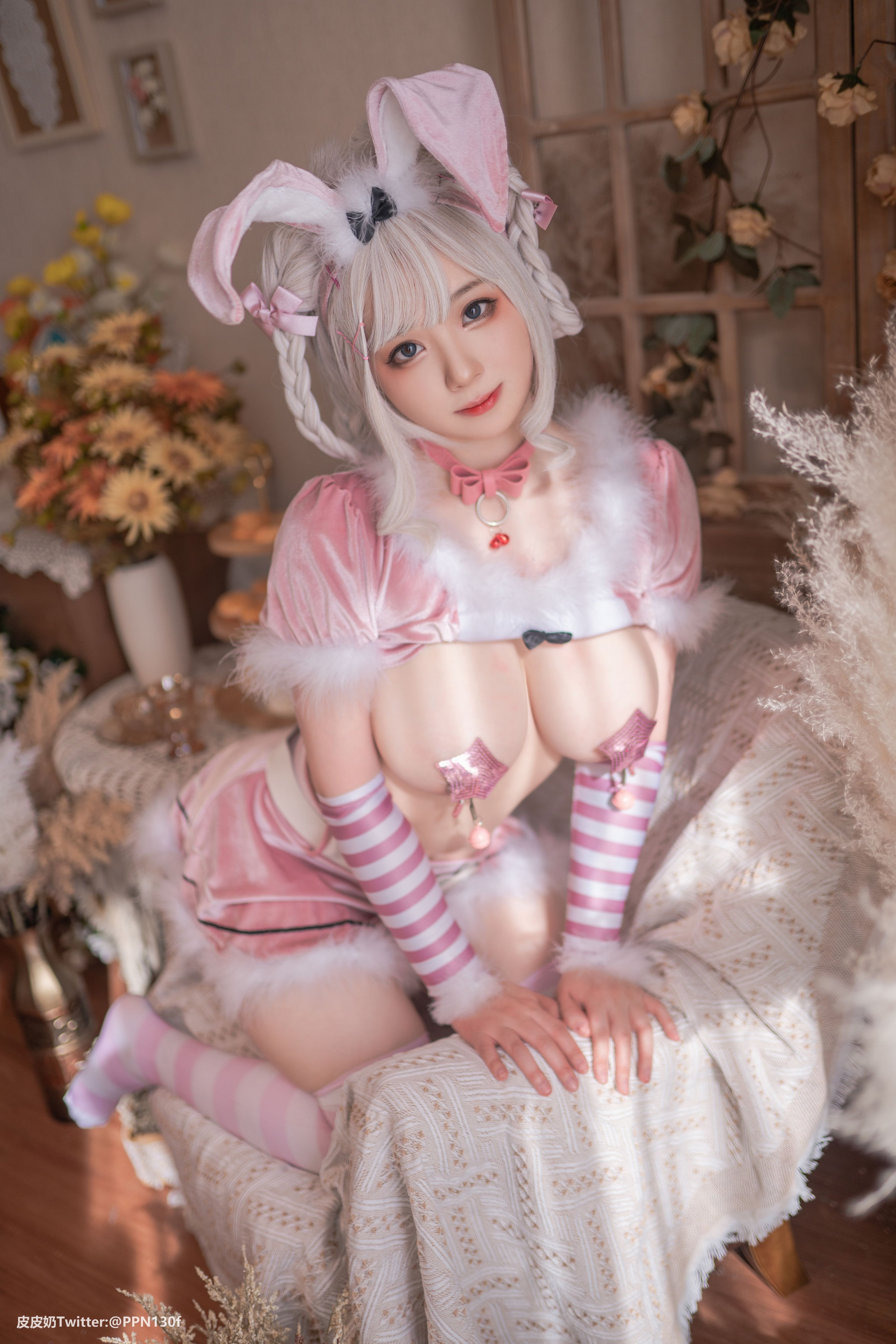 皮皮奶可可爱了啦 - Vol.27 粉色兔兔 - 写真摄影作品第47张照片，67240a9eeef221e9fa819
