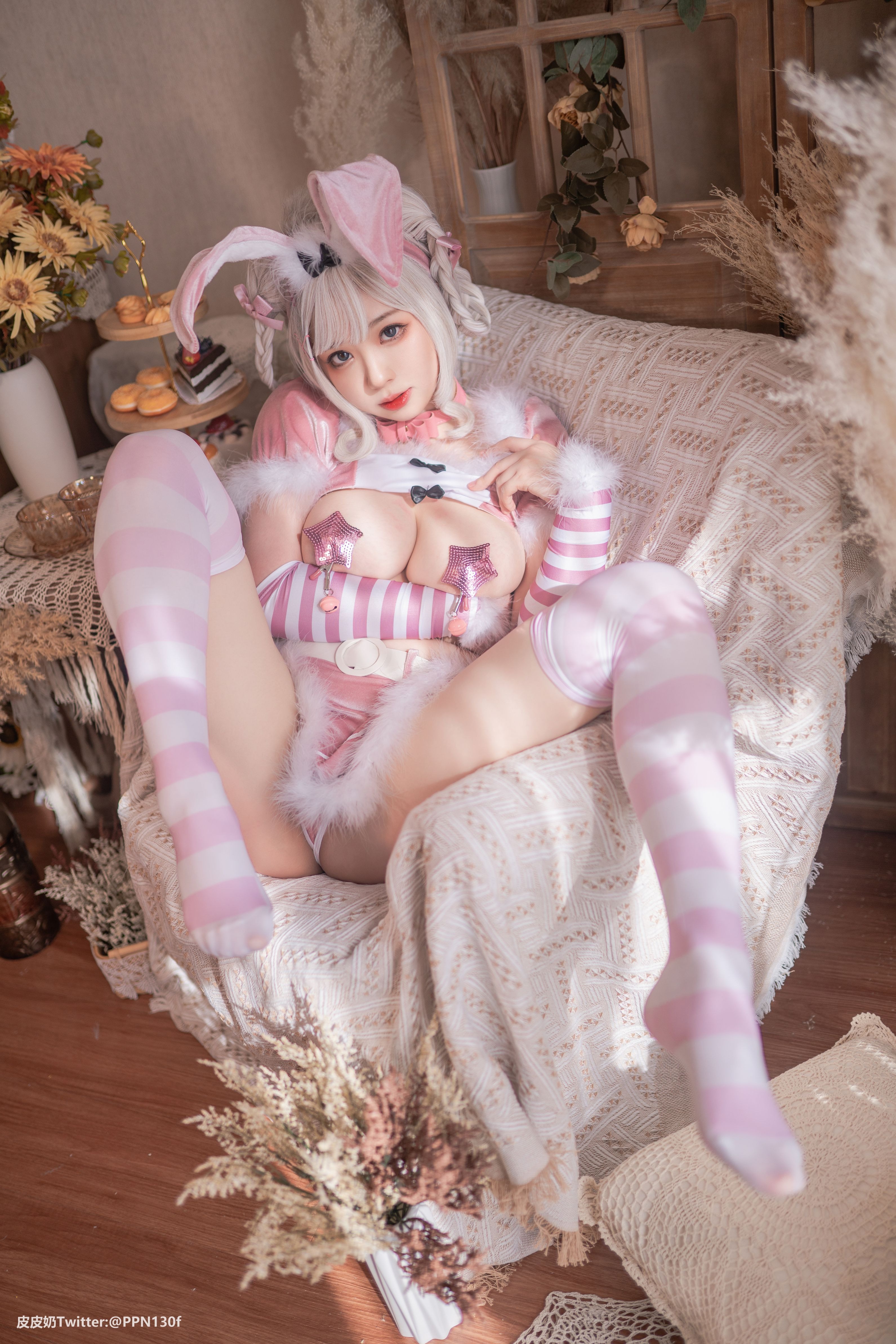 皮皮奶可可爱了啦 - Vol.27 粉色兔兔 - 写真摄影作品第32张照片，92e20ab17ebd57a5aa012