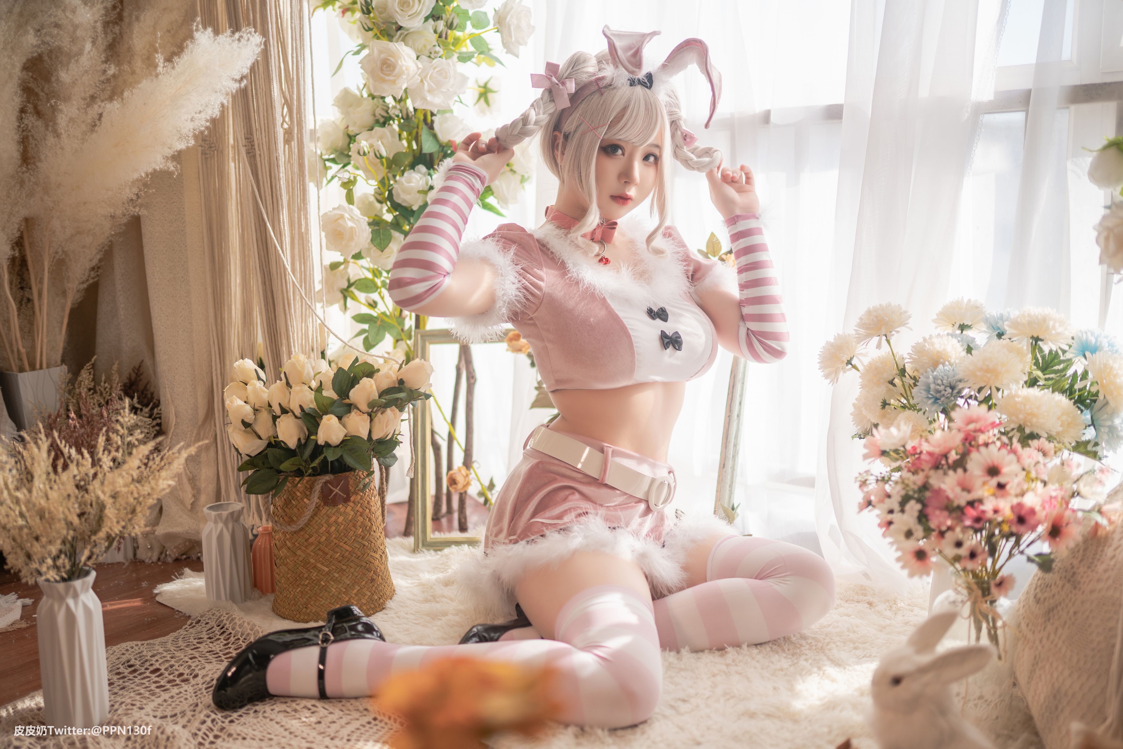 皮皮奶可可爱了啦 - Vol.27 粉色兔兔 - 写真摄影作品第29张照片，9e85bab3fa7a982173505