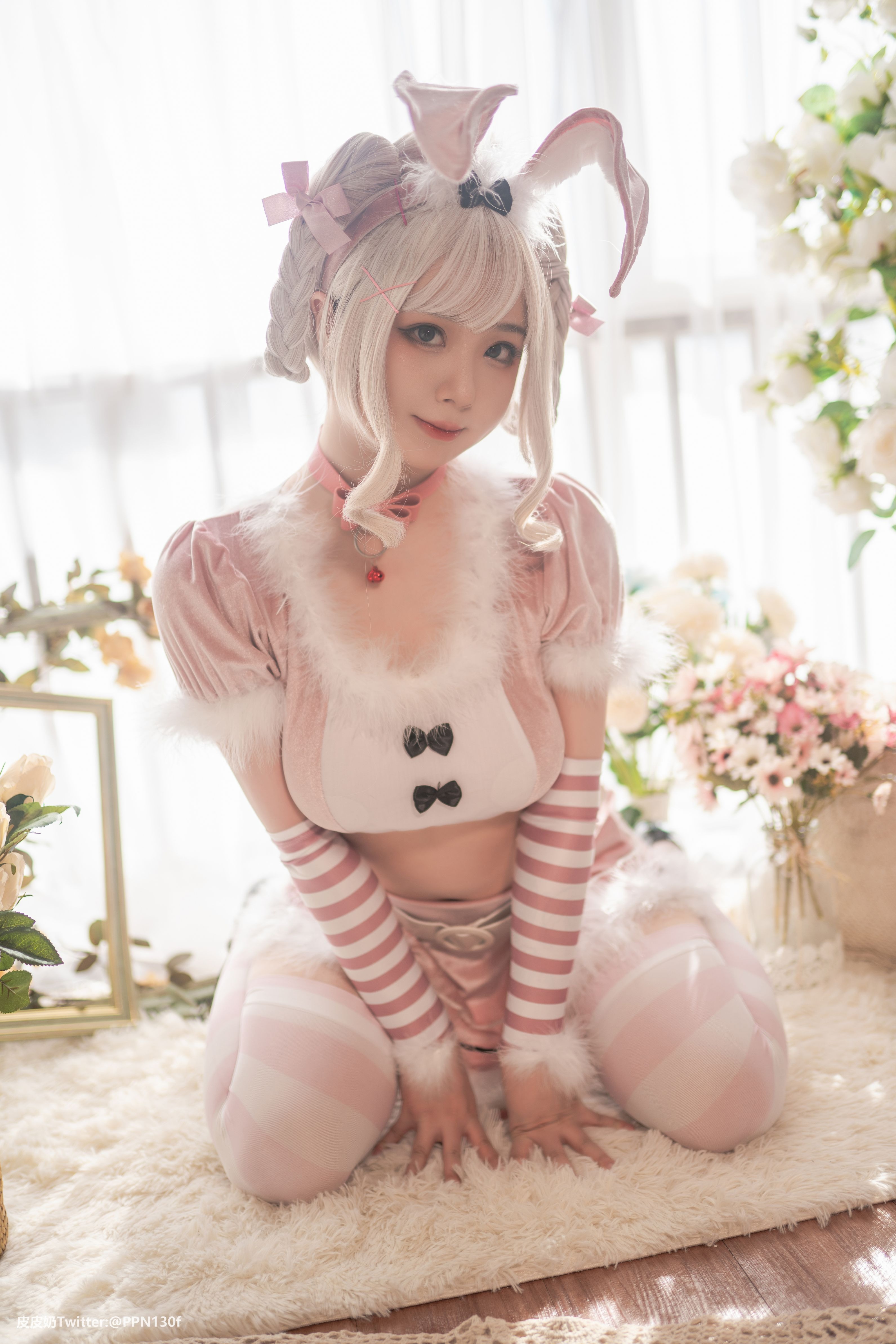 皮皮奶可可爱了啦 - Vol.27 粉色兔兔 - 写真摄影作品第28张照片，9ea21dabeb7f66d38984e