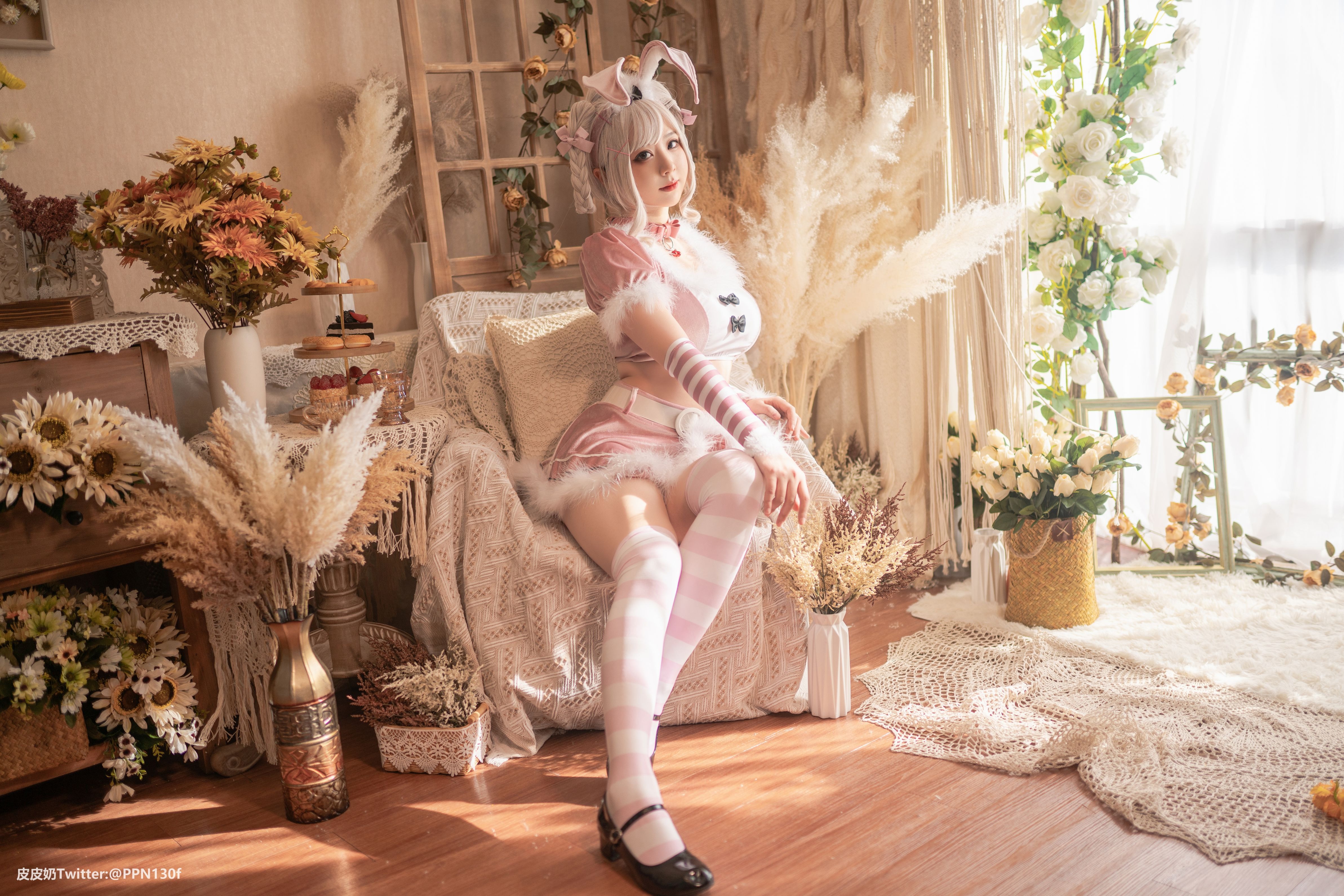 皮皮奶可可爱了啦 - Vol.27 粉色兔兔 - 写真摄影作品第25张照片，a6b6d09155e640e5f6cf8