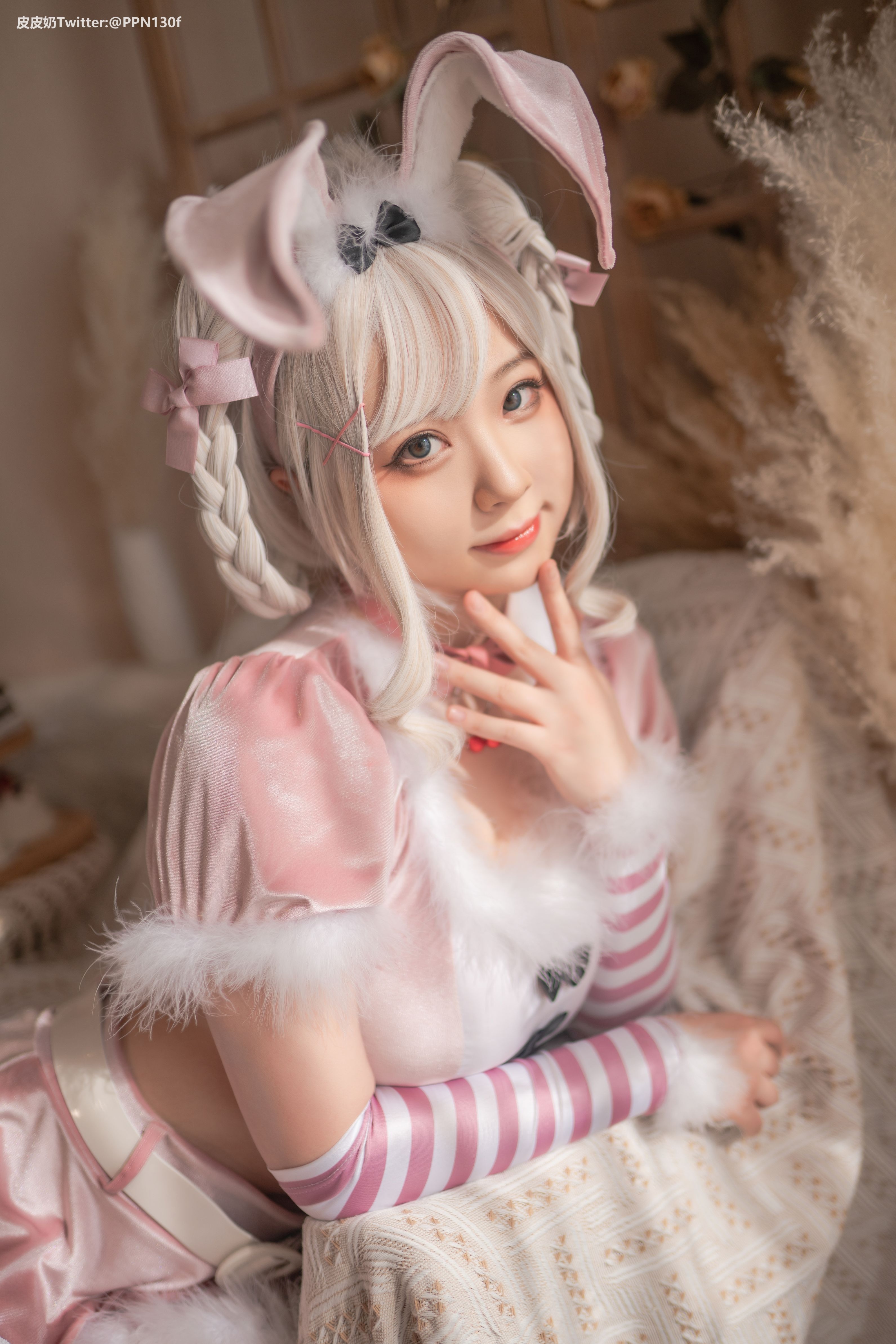 皮皮奶可可爱了啦 - Vol.27 粉色兔兔 - 写真摄影作品第23张照片，b2ce98597557ebe3b7c02