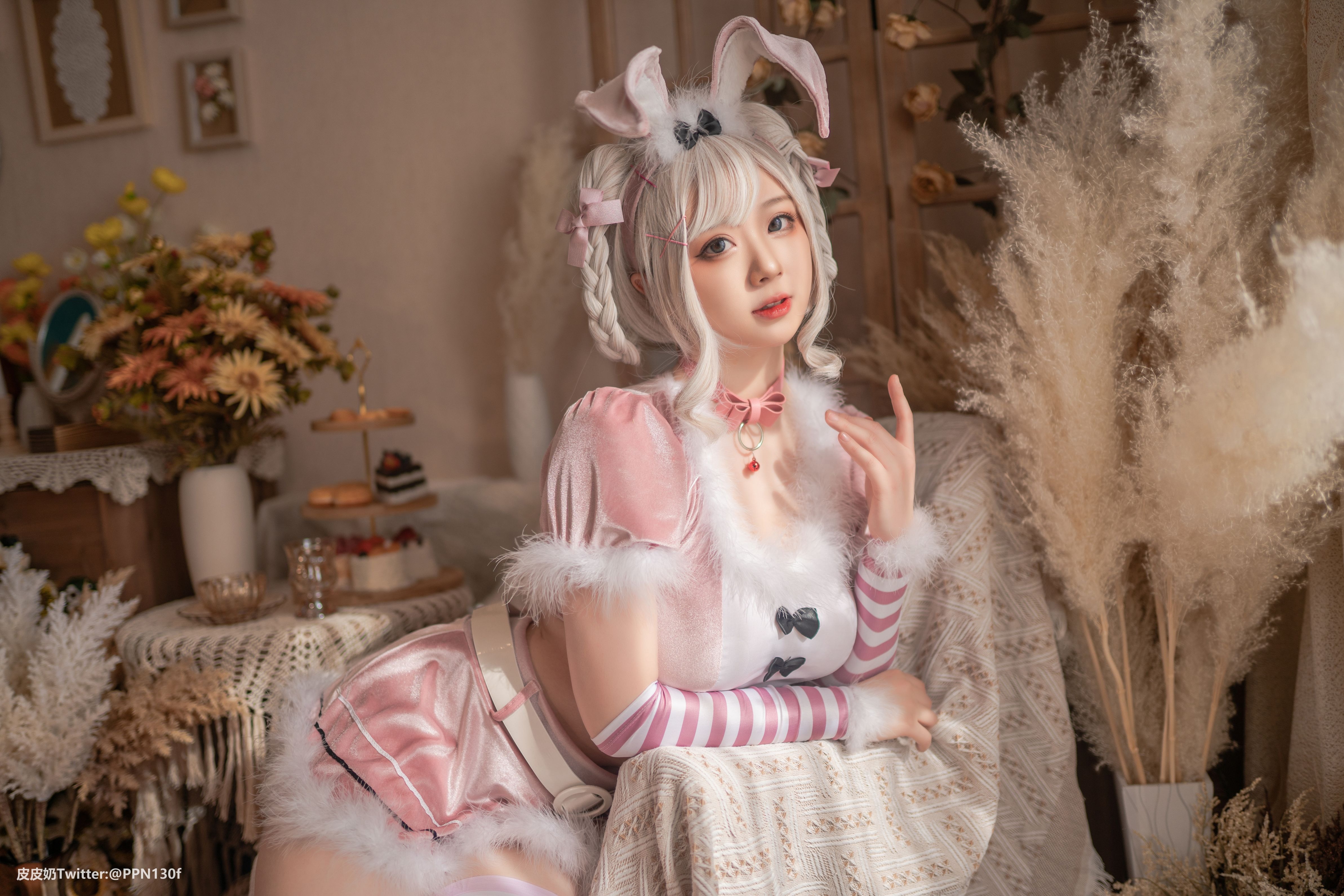 皮皮奶可可爱了啦 - Vol.27 粉色兔兔 - 写真摄影作品第19张照片，c599cf06b60592e32ef36