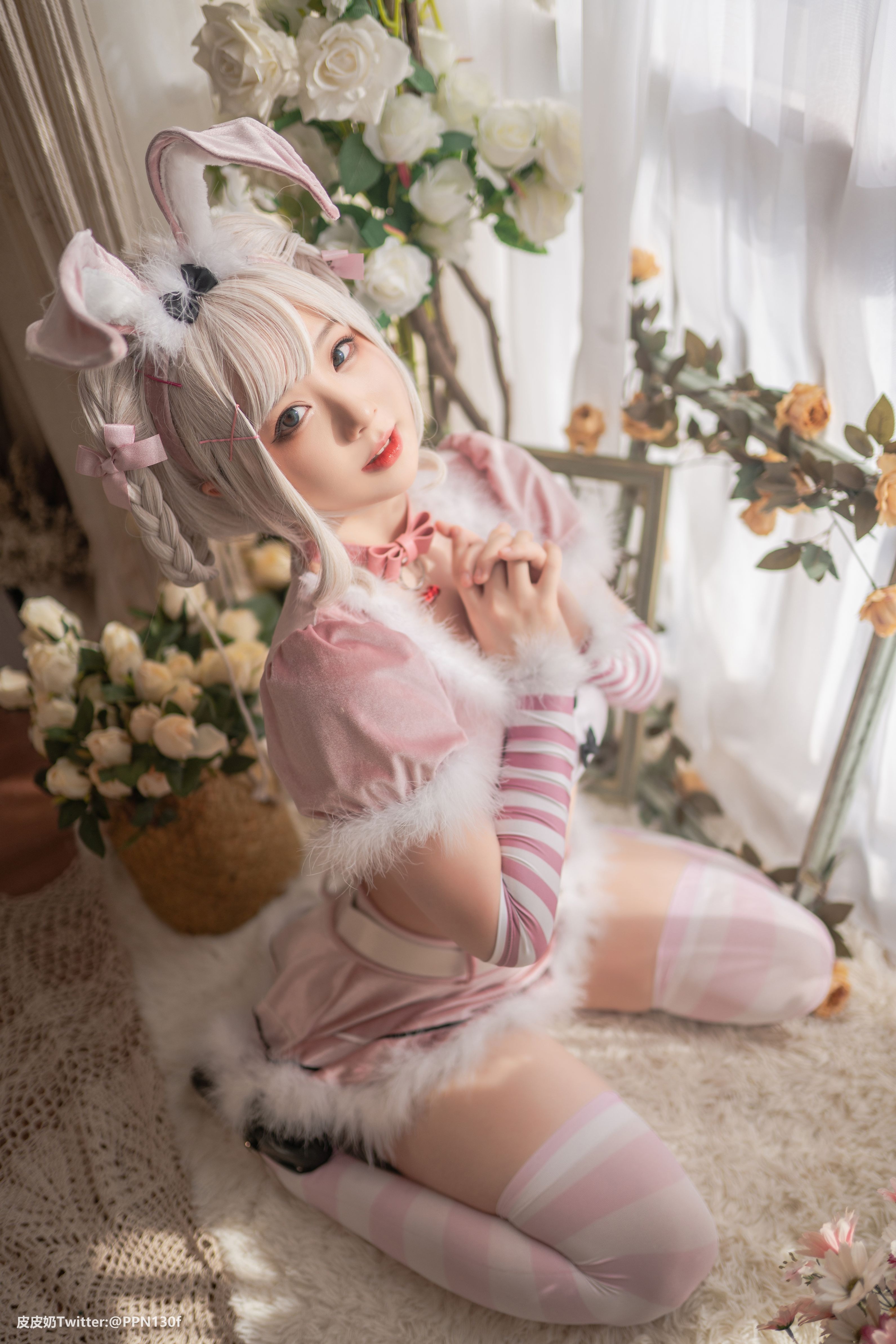 皮皮奶可可爱了啦 - Vol.27 粉色兔兔 - 写真摄影作品第17张照片，c8acdafd93f8c82969e11