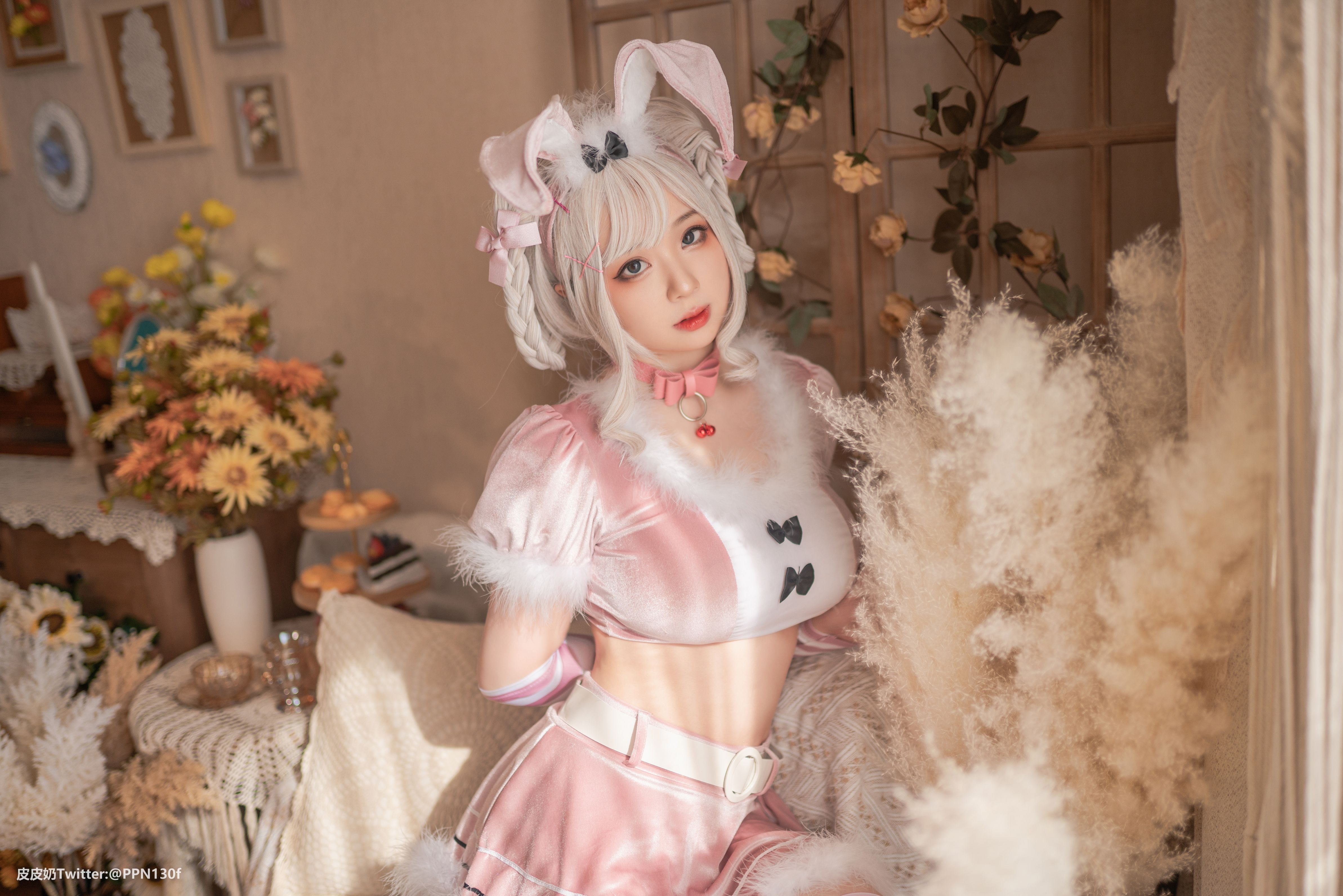 皮皮奶可可爱了啦 - Vol.27 粉色兔兔 - 写真摄影作品第8张照片，dbf165d0452b96b586e38