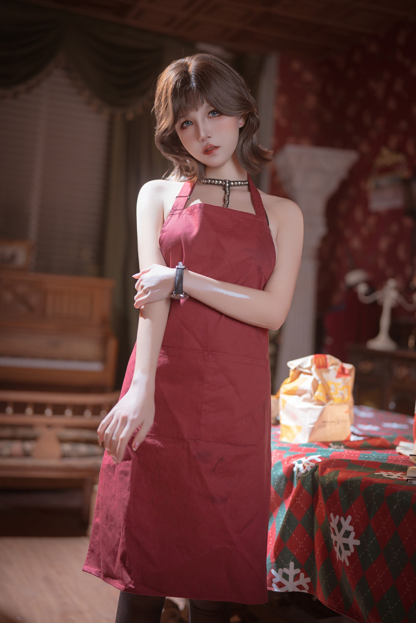 阿薰 kaOri - 围裙下的秘密 +自拍花絮[172P40GIF13V] - 写真摄影作品第105张照片，1754628117986