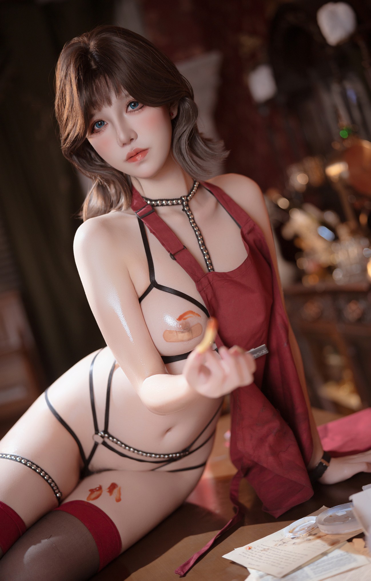 阿薰 kaOri - 围裙下的秘密 +自拍花絮[172P40GIF13V] - 写真摄影作品第98张照片，1754628120903
