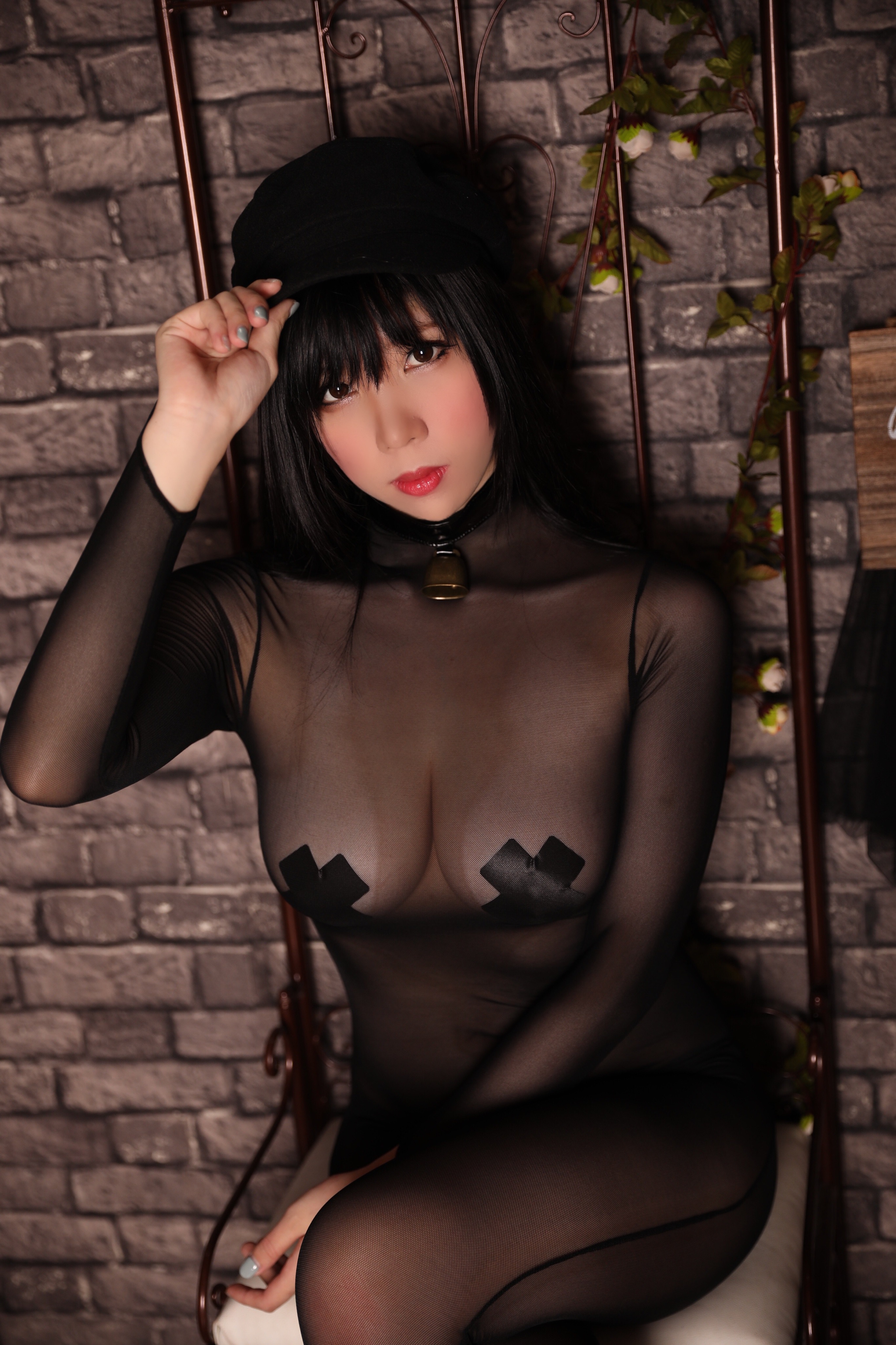 鹿野希 - Vol.03 黑丝套装 - 写真摄影作品第66张照片，997c25d5b959626d26e17