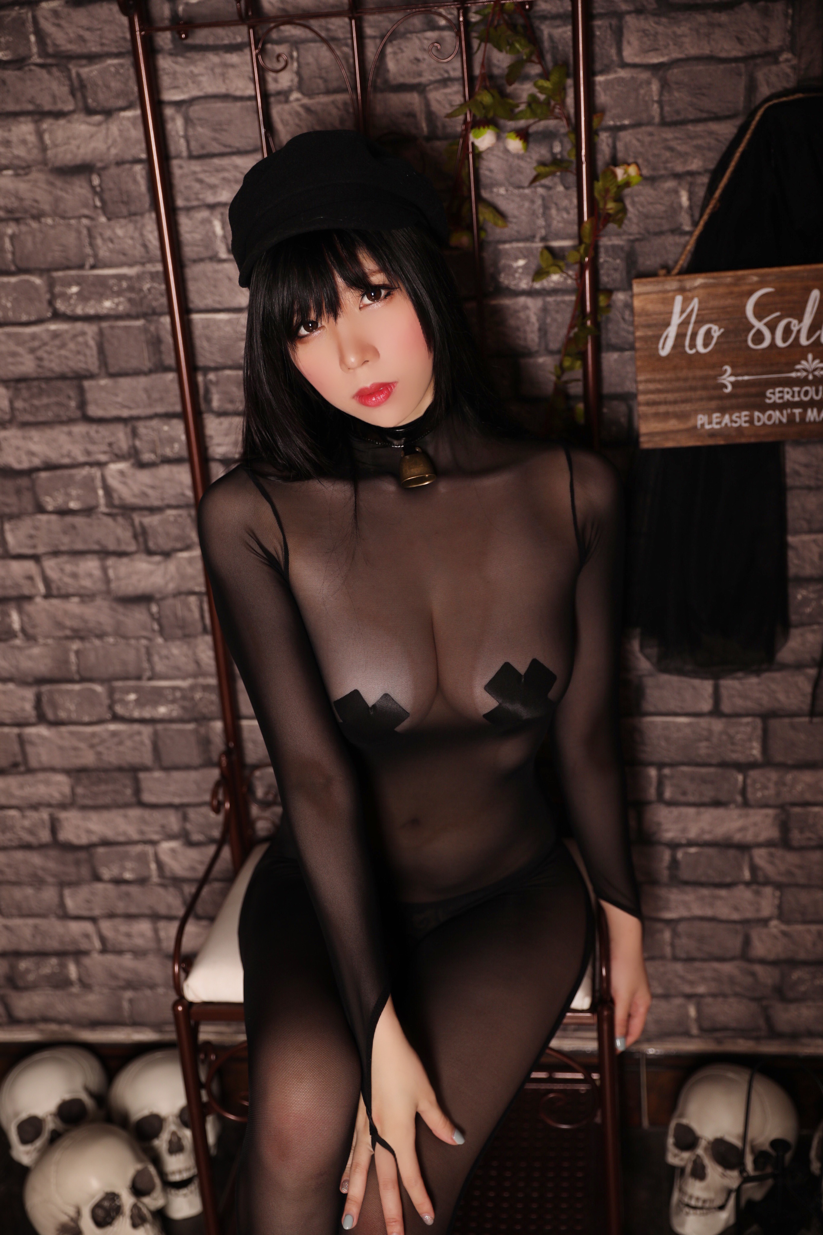 鹿野希 - Vol.03 黑丝套装 - 写真摄影作品第29张照片，d2134f54918886dc5638b