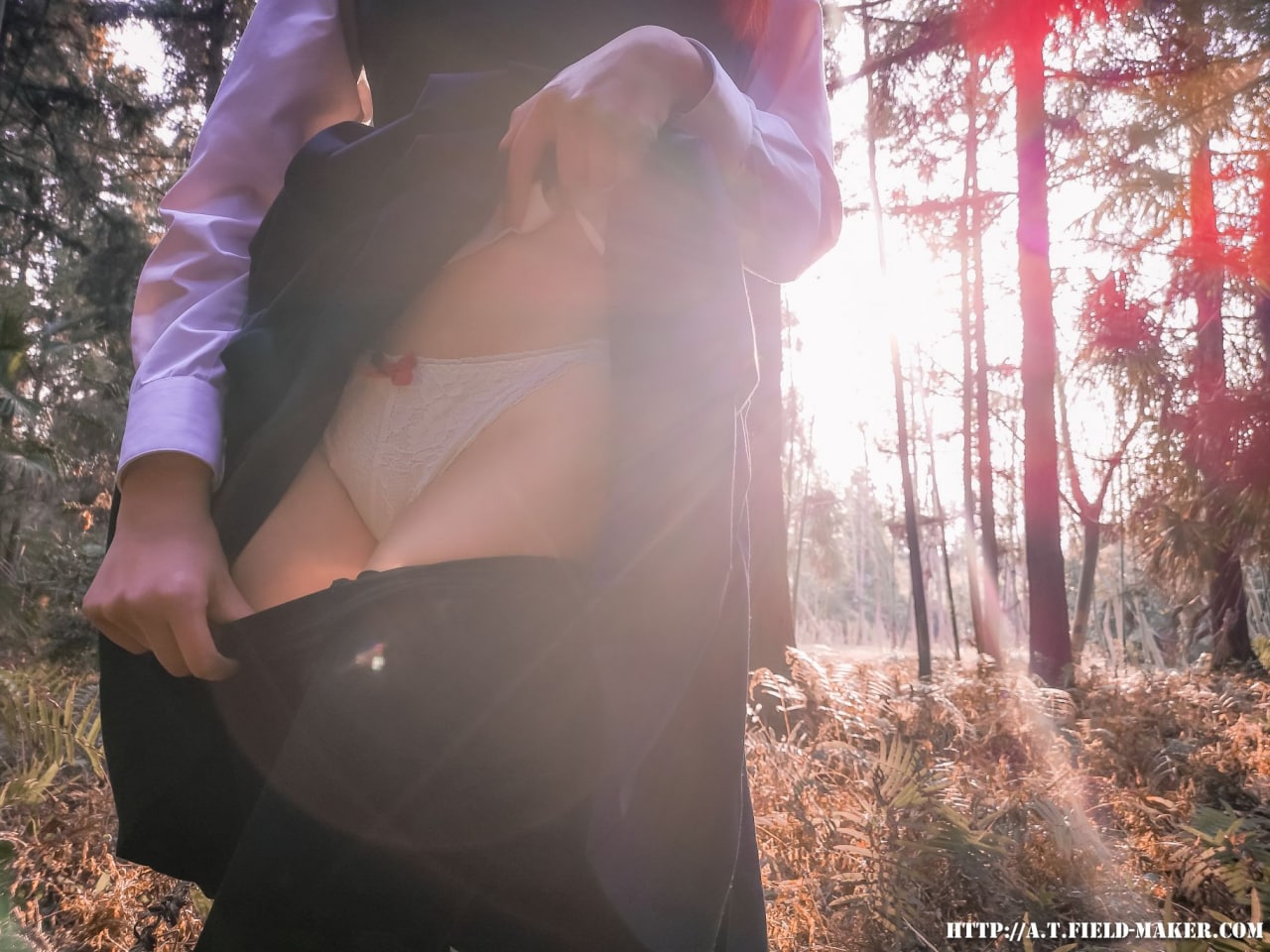 Atfmaker 優等生野外露出、怠いお昼のパジャマ少女、革縛り絶賛ボディ【三合一】[88P] - 写真摄影作品第83张照片，09be2016ad2d673bb65f7