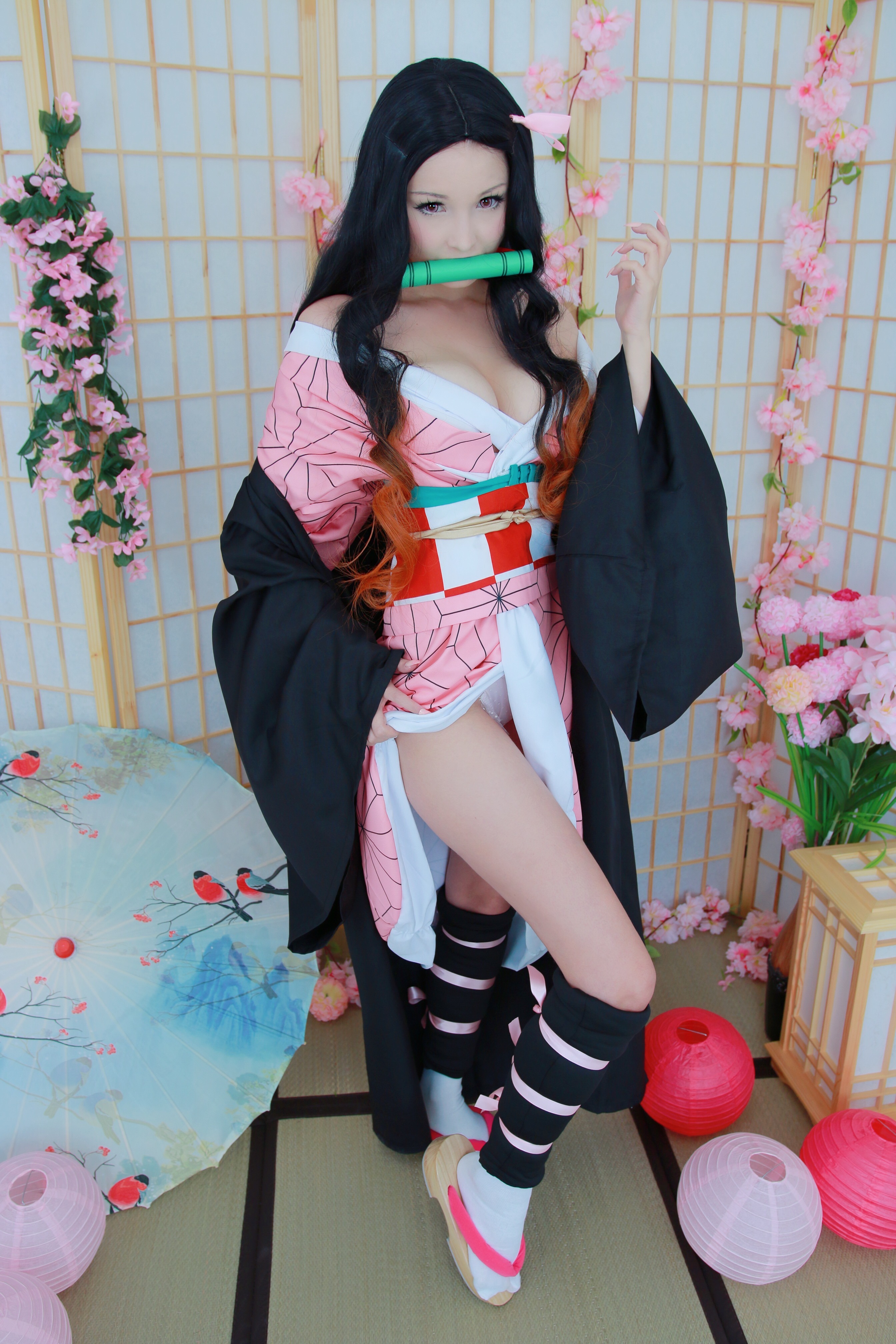 Hidori Rose   鬼灭 弥豆子 [43P1V] - 写真摄影作品第23张照片，77bae005b228ec8587387