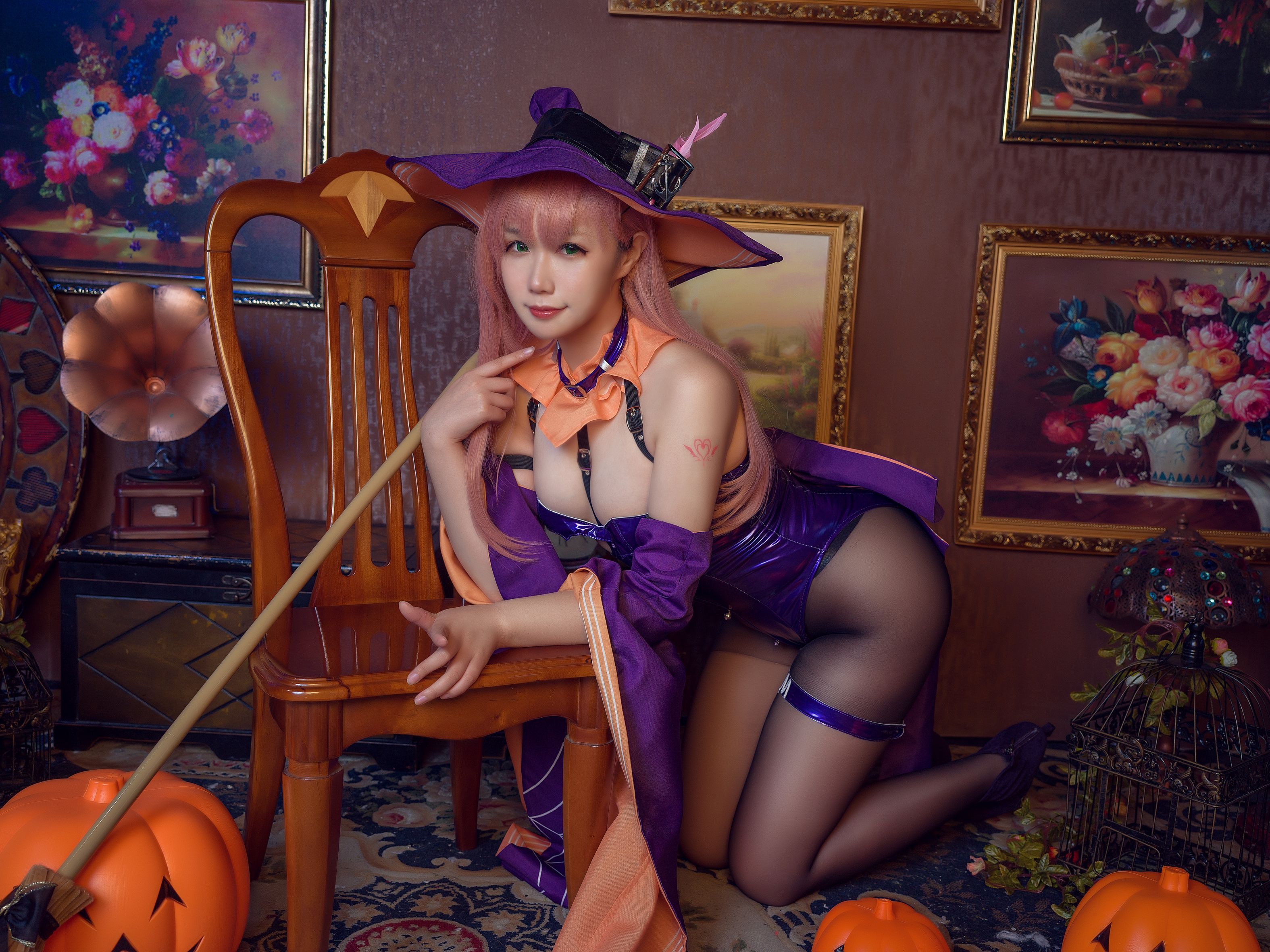 Makachan 麻花麻花酱   Memphis Halloween (Azur Lane) [40P] - 写真摄影作品第16张照片，a9d22081545c1f58cf421