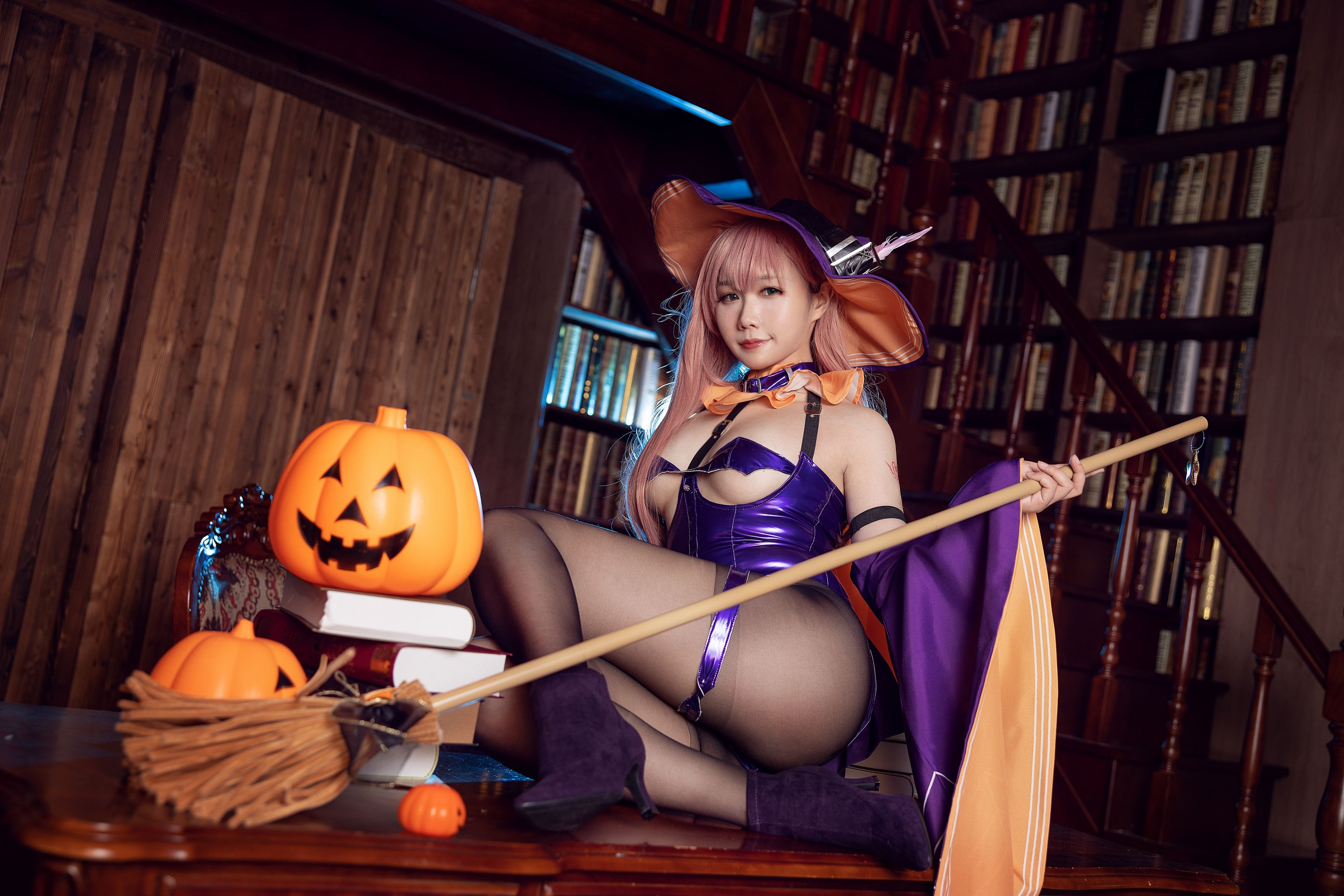 Makachan 麻花麻花酱   Memphis Halloween (Azur Lane) [40P] - 写真摄影作品第5张照片，ee96984130f245398610a